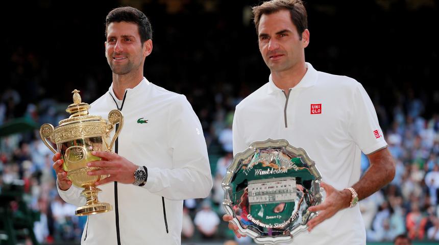 Wimbledon'da tarihi finali Federer'i yenen Djokovic kazandı