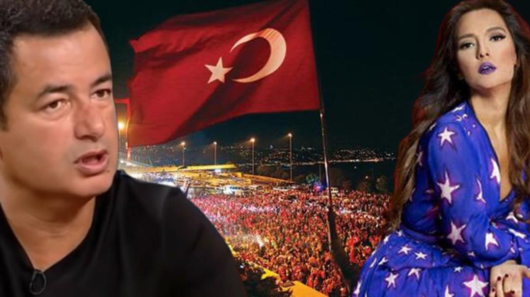 &Uuml;nl&uuml; isimlerden 15 Temmuz paylaşımları