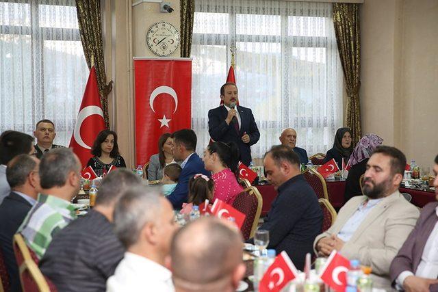 Bayburt Valiliği tarafından şehit aileleri ve gaziler onuruna yemek düzenlendi