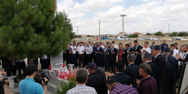 Karamanlı 15 Temmuz şehidi mezarı başında anıldı