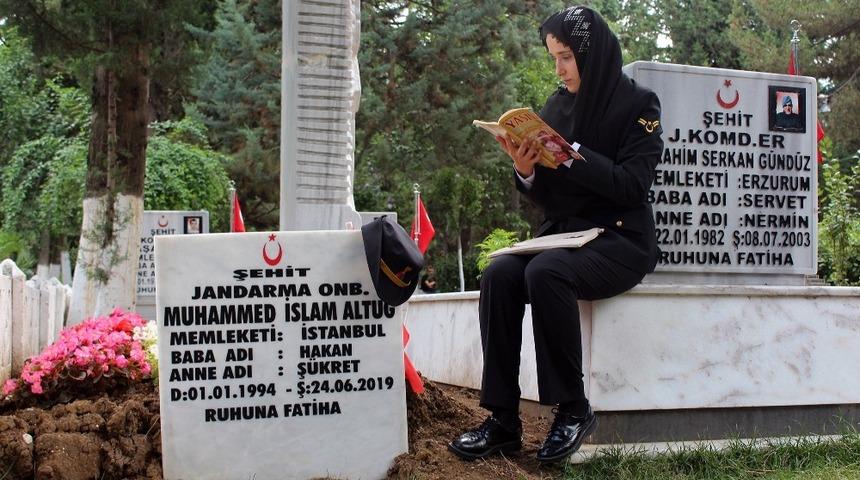 Yalova&rsquo;da şehitler mezarları başında anıldı