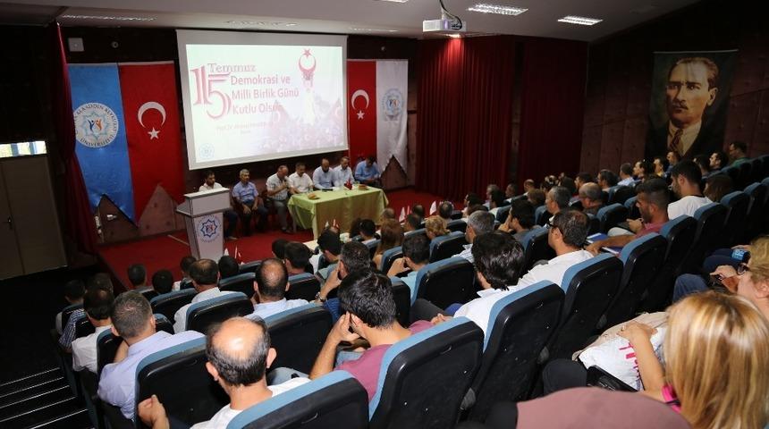 Alaaddin Keykubat &Uuml;niversitesi 15 Temmuz&rsquo;u unutmadı