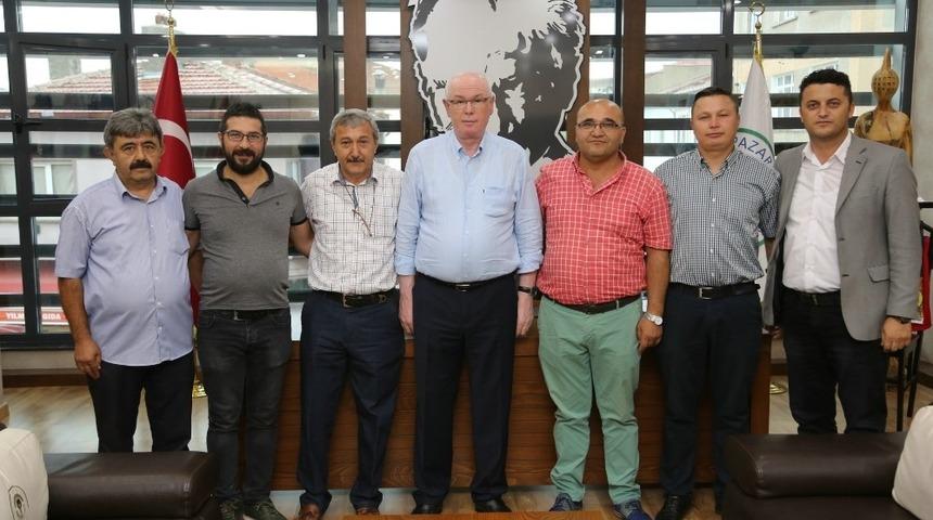 Yenisofçalılardan Kazım Kurt’a hayırlı olsun ziyareti