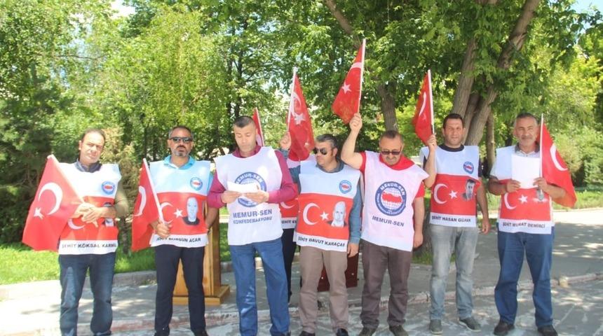 Ardahan&rsquo;da Memur Sen&rsquo;den 15 Temmuz a&ccedil;ıklaması