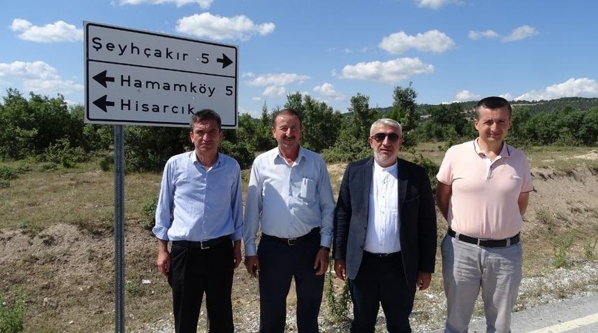 İki il&ccedil;e k&ouml;yleri arasına yeni alternatif bağlantı yolu