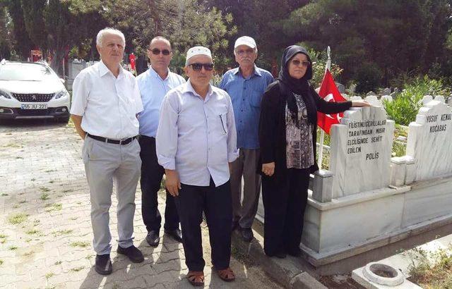 Şehit Polis İrfan Sadık Kocabaş kabri başında anıldı