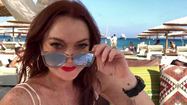 Lindsay Lohan yine çok cesur! Bir paylaşım daha
