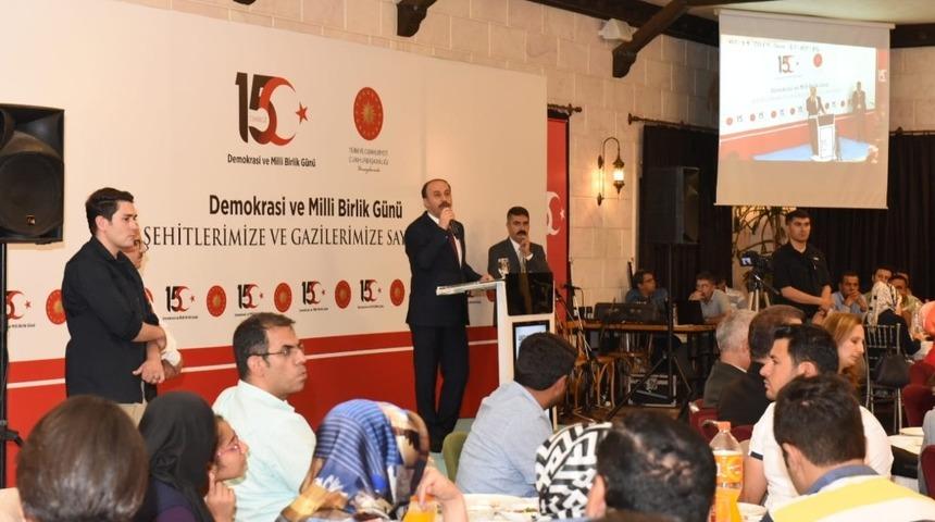 Şanlıurfa&rsquo;da şehit aileleri ve gaziler onuruna yemek verildi