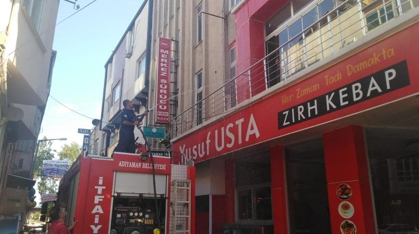 Baca yangını korkuttu