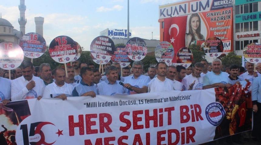 Memur-Sen 15 Temmuz Şehitlerini unutmadı