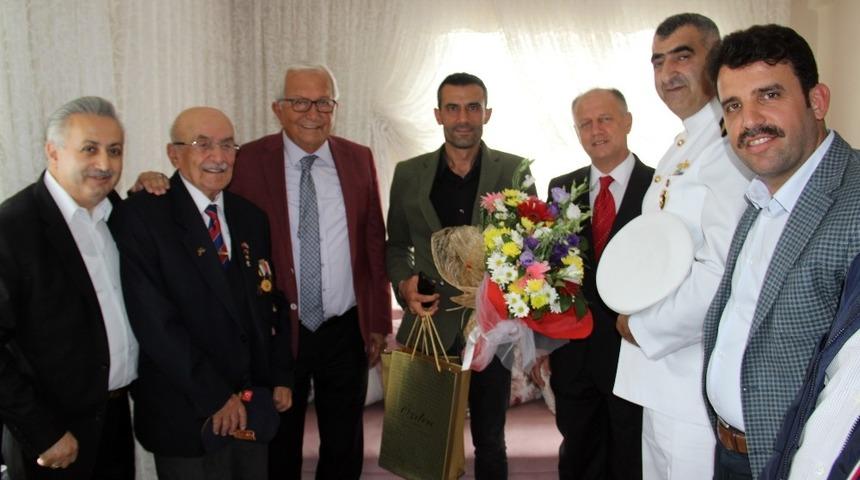 Kdz. Ereğli’de 15 Temmuz gazisi evinde ziyaret edildi
