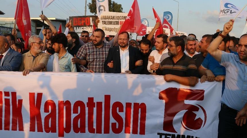 15 Temmuz darbe girişiminin yıld&ouml;n&uuml;m&uuml;nde İncirlik &uuml;ss&uuml;ne y&uuml;r&uuml;d&uuml;ler