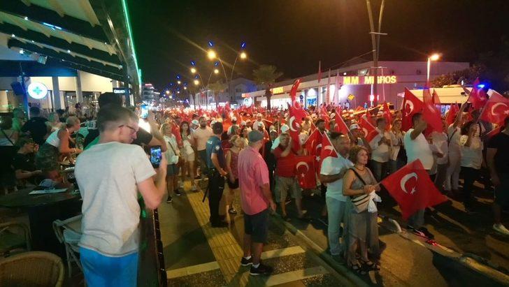 15 Temmuz’un kilit noktası Marmaris’te demokrasi seli G3