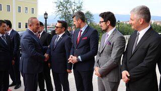 Dışişleri Bakanı Çavuşoğlu Kuzey Makedonya'da
