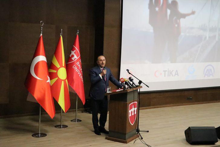 Dışişleri Bakanı Çavuşoğlu Kuzey Makedonya'da G5