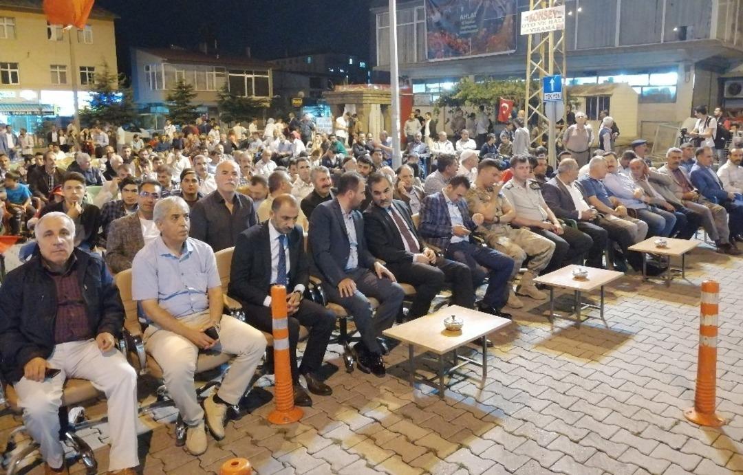 Ahlat&rsquo;ta 15 Temmuz Demokrasi ve Milli Birlik G&uuml;n&uuml; Programı