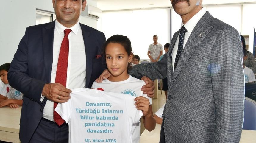 Başkan Yılmaz, yaz eğitim kampına katılan &ouml;ğrencilerle buluştu