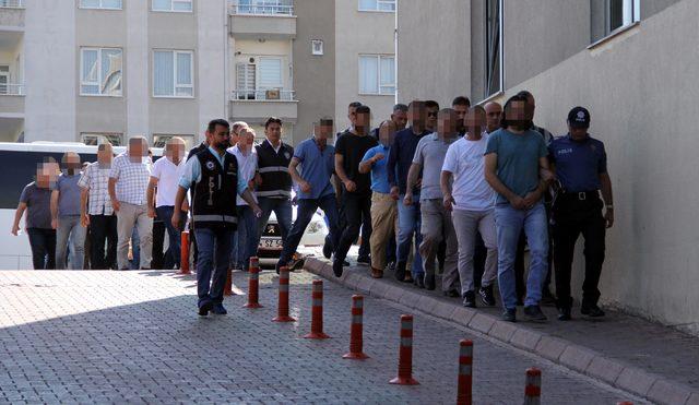 Kayseri'de FETÖ'den 21 kişi adliyede
