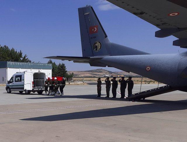 Şehit Uzman Onbaşının cenazesi Gaziantep’e getirildi