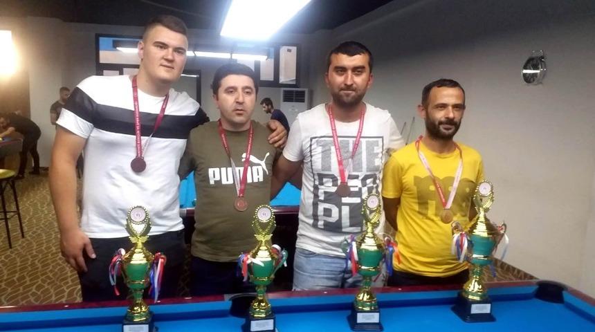 15 Temmuz bilardo turnuvasına Salihli damgası