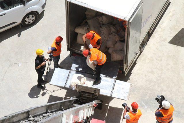 Van’da tonlarca uyuşturucu yakılarak imha edildi