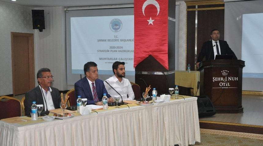 Şırnak Belediyesi&rsquo;nin 2020-2024 d&ouml;nemi stratejik plan &ccedil;alıştayı başladı