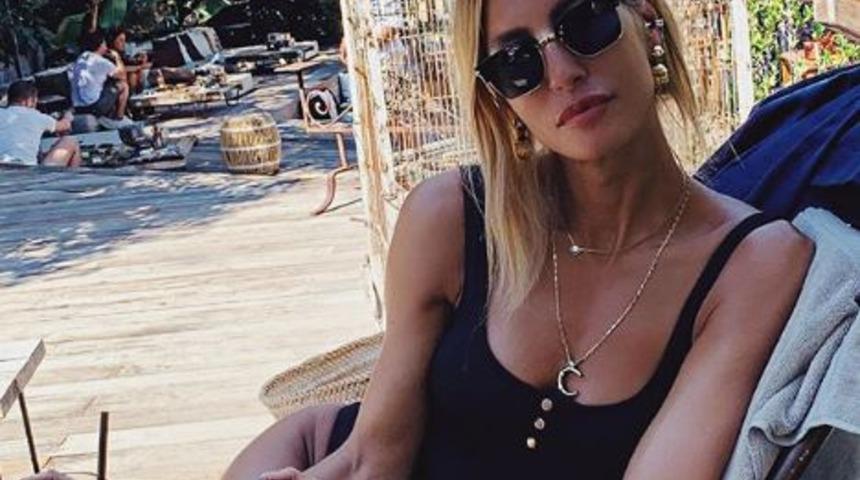 Çağla Şıkel'in bikinili paylaşımına Alişan'dan yorum