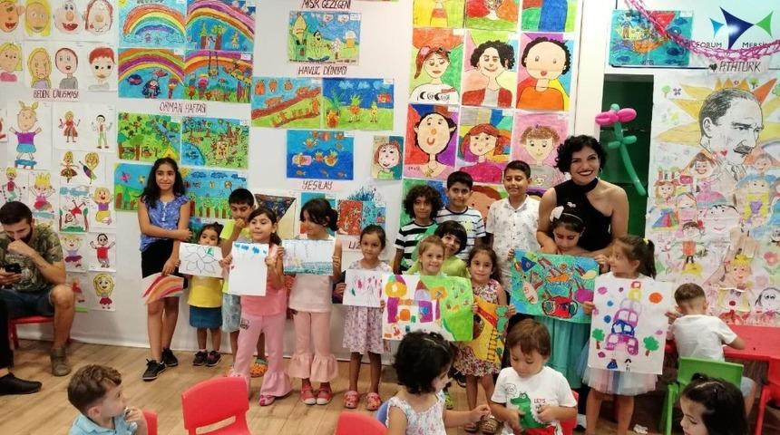 &Ccedil;ocuk Forum Mersin&rsquo;de h&uuml;nerlerini sergilemeye devam ediyor