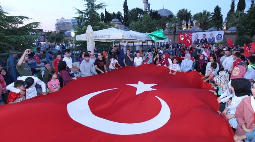 Gebze&rsquo;de 15 Temmuz&rsquo;un yıl d&ouml;n&uuml;m&uuml;nde birlik mesajı verildi