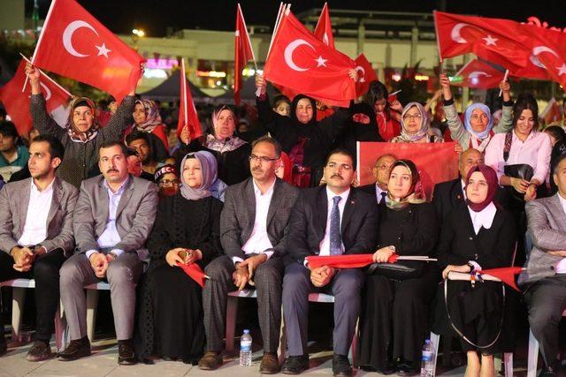 Eyyübiye 15 Temmuz Demokrasi ve Milli Birlik Günü etkinlikleri