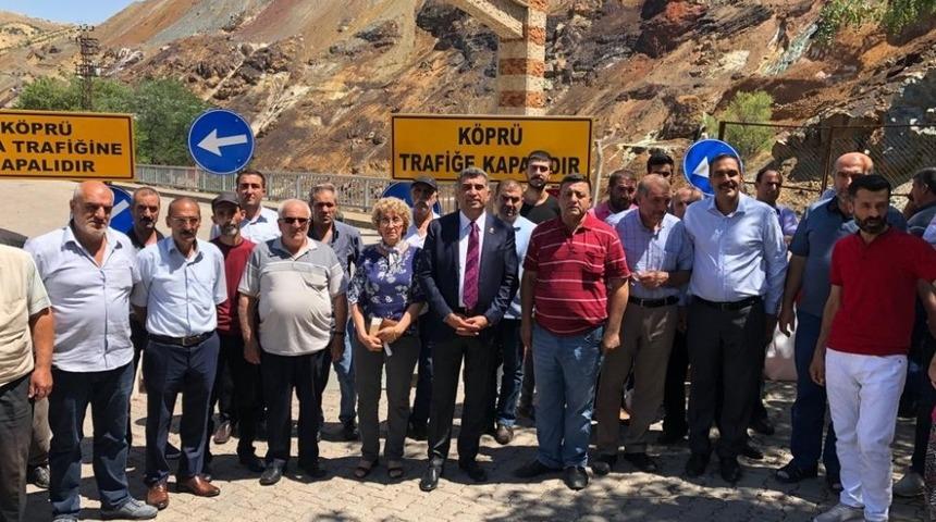 Milletvekili Erol, Maden il&ccedil;esinde inceleme de bulundu