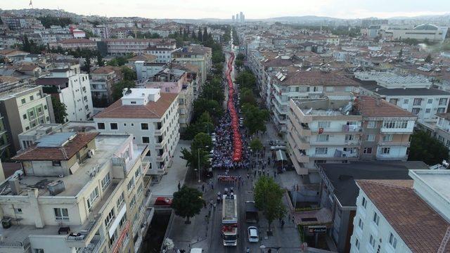 Şahinbey’den 15 Temmuz Demokrasi ve Milli Birlik yürüyüşü