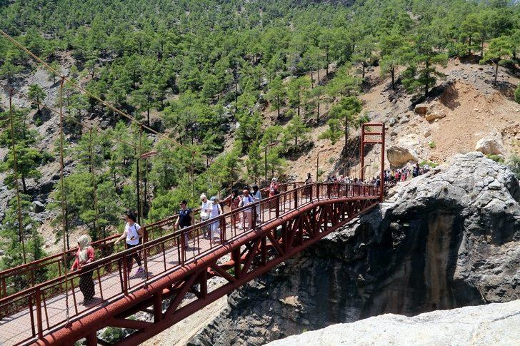 Akdeniz Belediyesi’nin kursiyer kadınları Mut Yerköprü Şelalesini gezdi G4
