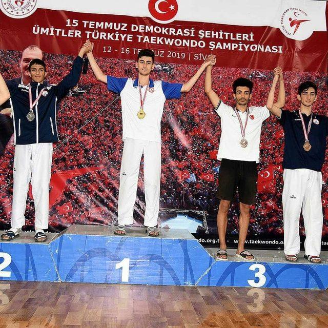 Şanlıurfalı sporcu Türkiye 3’üncüsü oldu