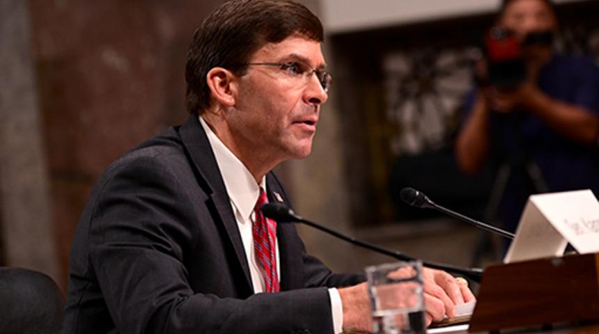 ABD Savunma Bakanı Mark Esper'den son dakika Türkiye açıklaması