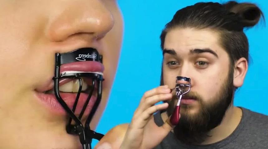 Güzellik uzmanları uyarıyor: Sivilceleri sıkmak, dudakları dolgunlaştırmak için kirpik kıvırıcısı kullanmayın