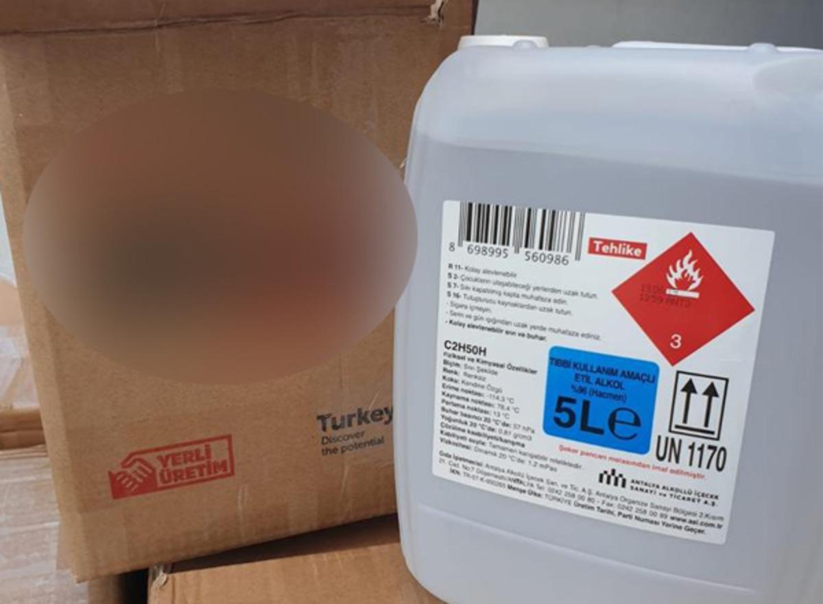 Adana'da etil alkol operasyonu
