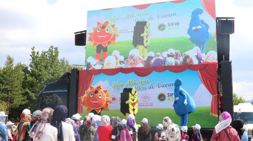 Beyşehir&rsquo;de &ccedil;ocuklara sıfır atık projesi anlatıldı