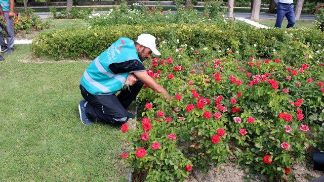 Denetimli serbestlik yükümlülerinden Şehitler Abidesi'nde temizlik