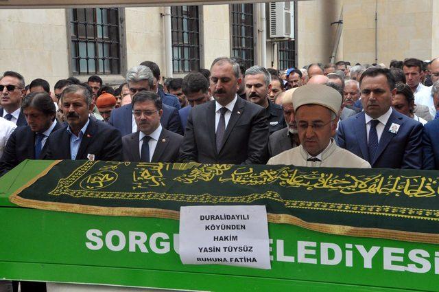 Kalp krizinden ölen hakim, Sorgun'da toprağa verildi