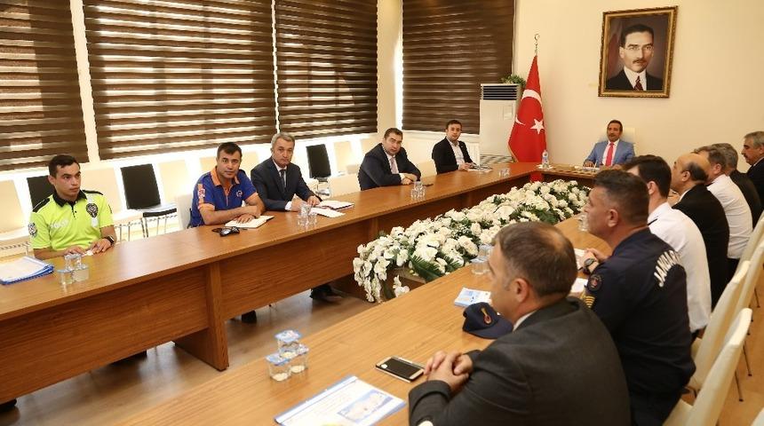 Aksaray&rsquo;da trafik değerlendirme toplantısı