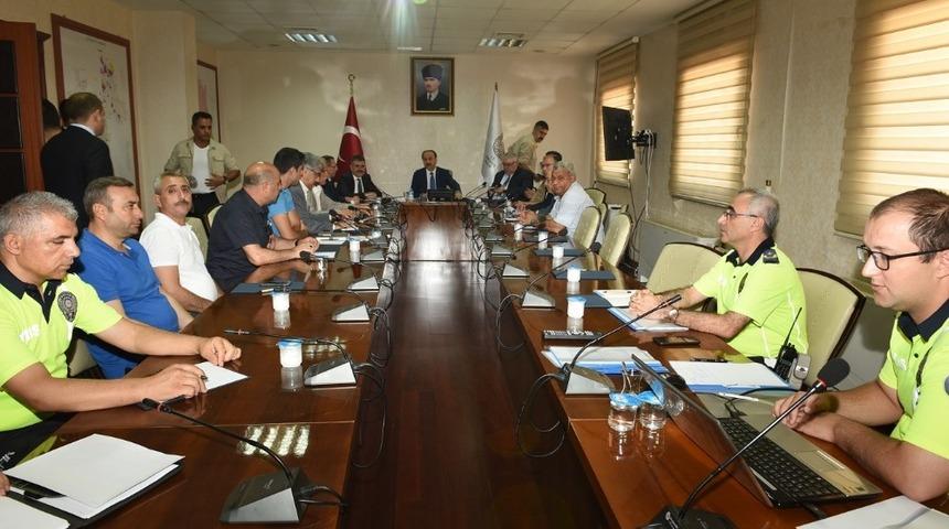 Şanlıurfa&rsquo;da trafik değerlendirme toplantısı yapıldı