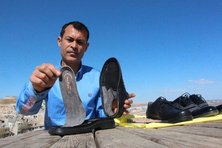 Şanlıurfalı vatandaş sinyal kesici ayakkabı tasarladı G3