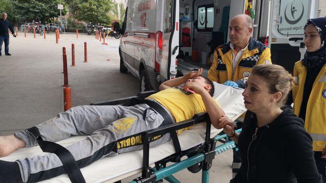 Efe'ye otomobil çarptı, annesi gözyaşlarına boğuldu