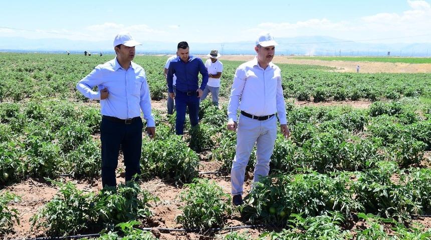 Yeşilyurt&rsquo;ta y&uuml;zde y&uuml;z yerli tarımsal &uuml;retim devam ediyor