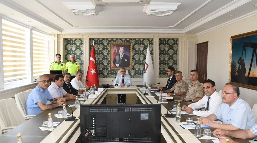 Trafik değerlendirme toplantısı yapıldı