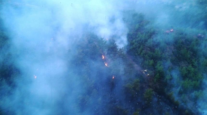 Muğla&rsquo;da ve Aydın&rsquo;da &rsquo;Yıldırım&rsquo; yangınları