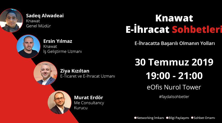 E-İhracat Sohbetleri 30 Temmuz'da İstanbul'da yapılacak