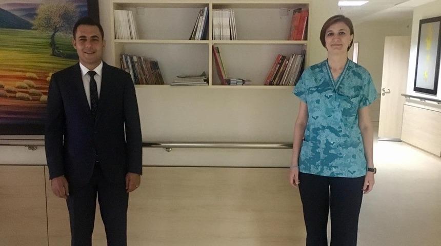 Aydınlı &ccedil;ocuklara hastanede k&uuml;t&uuml;phane hizmeti