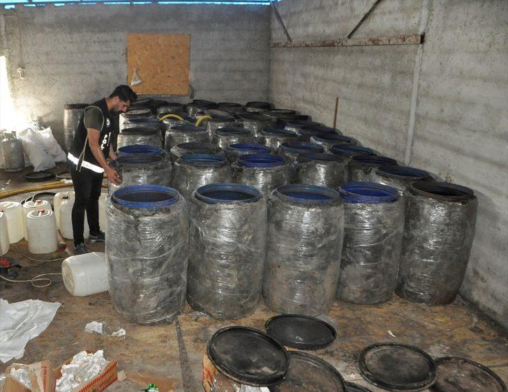 Adana'da sahte içki imalathanesine operasyon G2